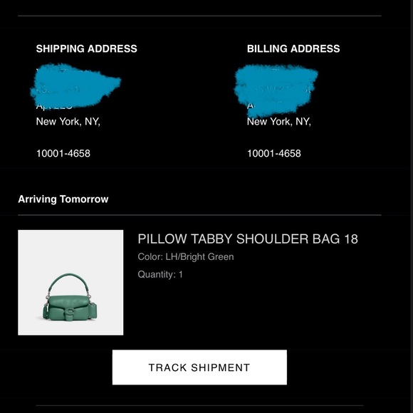 Coach mini Tabby Pillow bag in green - Picture 5 of 5